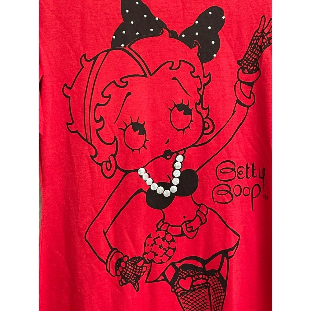 Betty Boop Graphic Tee Kids Size 11-12 Years Red